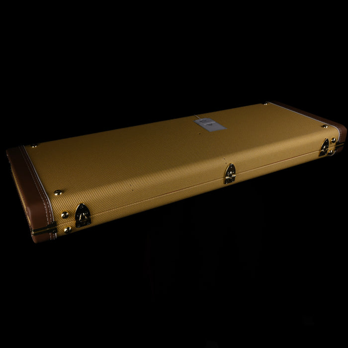 Used Fender Custom Shop G&G Deluxe Tweed Stratocaster Telecaster Case With Oxblood Interior