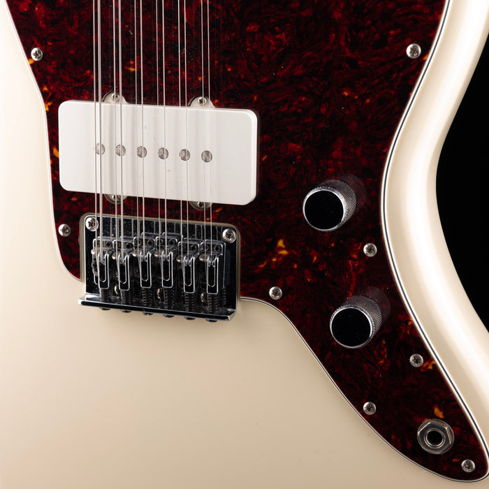 Used Squier Paranormal Jazzmaster XII Olympic White