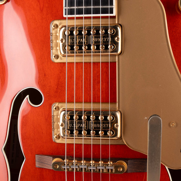 Pre Owned 2004 Gretsch G6120 Nashville Orange Stain With OHSC