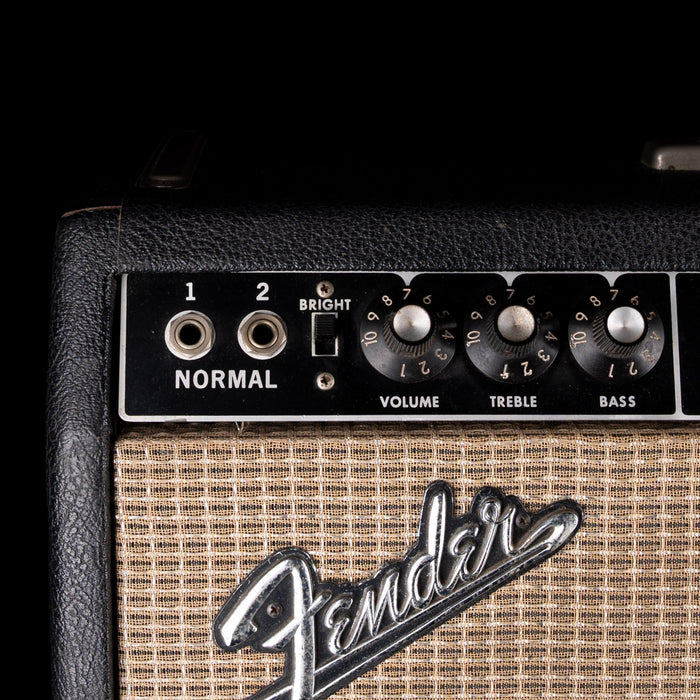 Vintage 1966 Fender Super Reverb Guitar Amp Combo With Cover