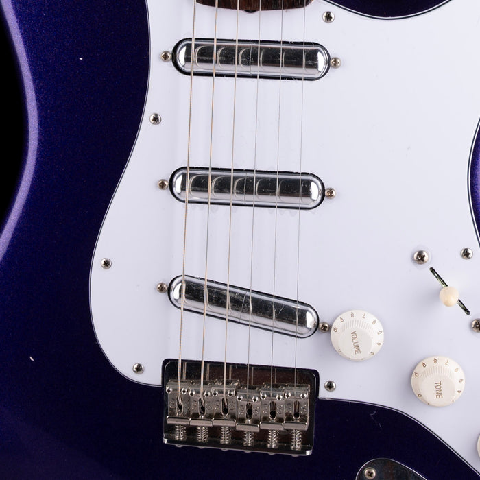 Pre Owned Partscaster Doom Gloom Body Tokai Neck Goldstar Viking Purple Electric Guitar