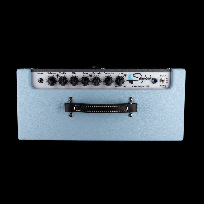 Carr Skylark Special Two-Tone Sonic Blue and Gray Guitar Amp Combo