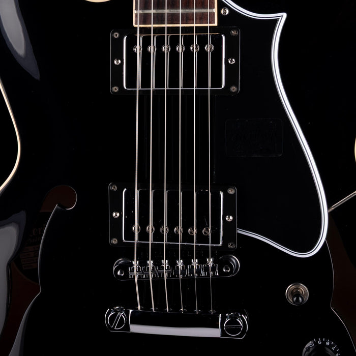 Heritage Standard H-535 Semi-Hollow Ebony Electric Guitar with Case