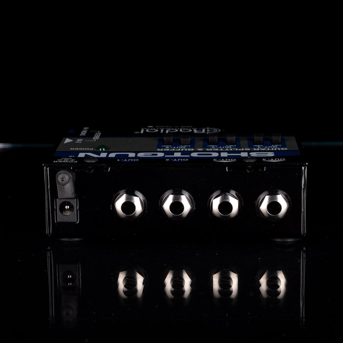 Used Radial Engineering Shotgun 4-Output Guitar Amp Driver Pedal With Box