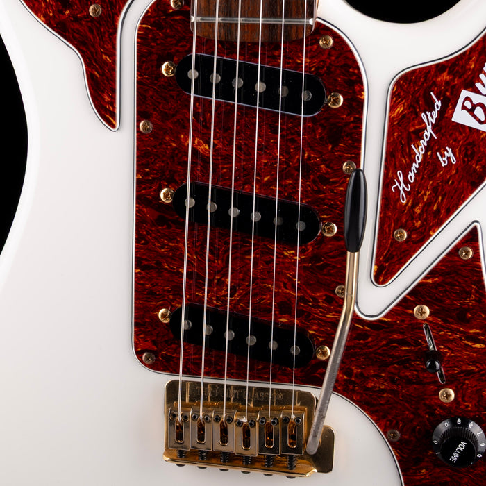 Used Burns Club Series Marquee with Seymour Duncan Pickups White with Case