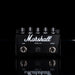 Marshall guitar effects pedal on a black background