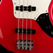 Pre Owned 2007 Fender Made in Japan Jaguar Bass Hot Rod Red With Gig Bag