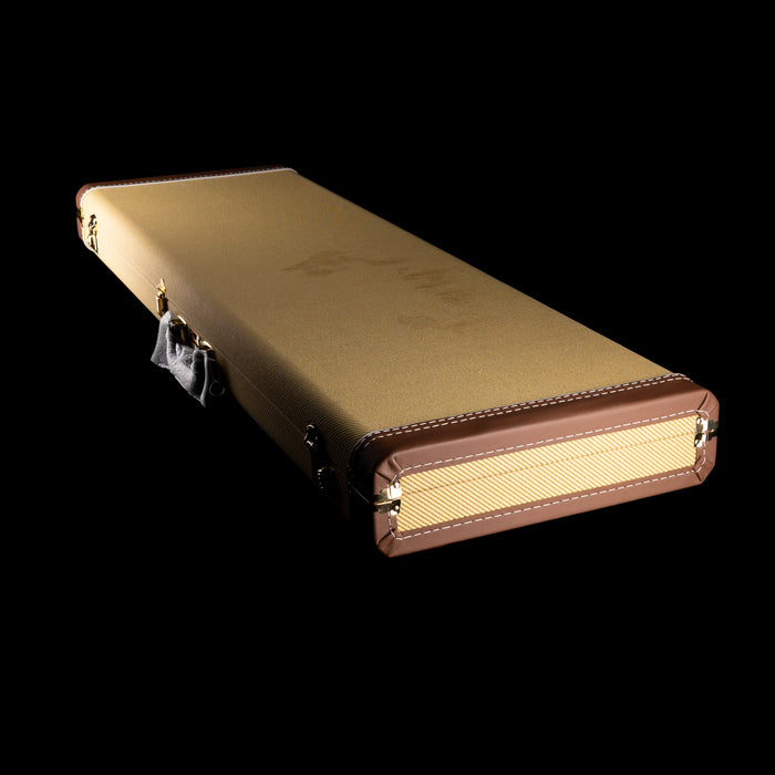 Used Fender Custom Shop G&G Deluxe Precision Bass Case Tweed With Persimmon Interior