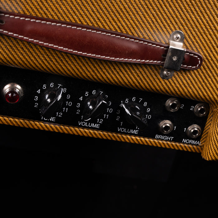 Pre Owned Tungsten Cortez 5E3 Circuit 12-Watt Tweed Guitar Amp Combo With Cover