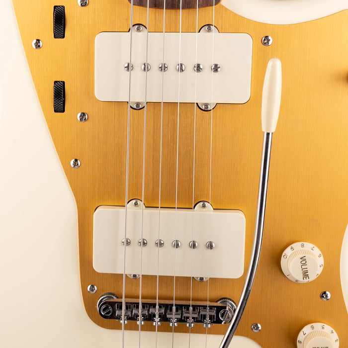 Used Squier J Mascis Jazzmaster Vintage White Electric Guitar