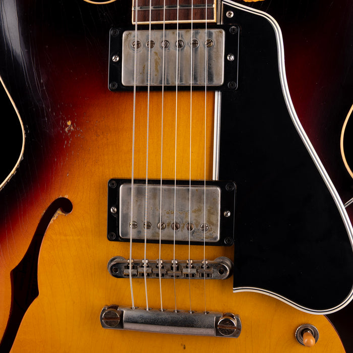 Pre Owned 2021 Gibson Custom Shop Made 2 Measure Tom Murphy 1959 ES-335 Wildwood Spec Heavy Aging Darkburst With OHSC