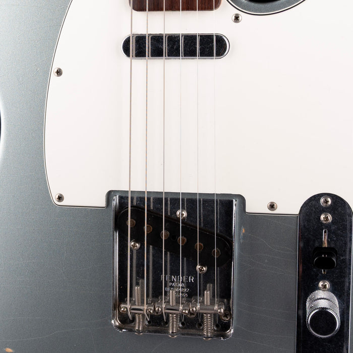 Pre Owned 2004 Fender Limited Edition Closet Classic Telecaster Firemist Silver Metallic With OHSC