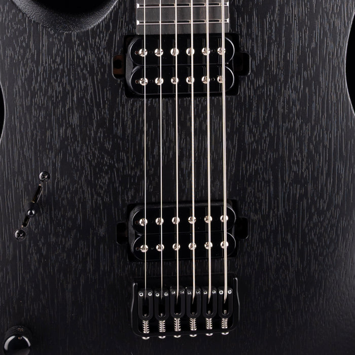 Mayones Duvell Elite 6 B27 Baritone Left Handed Black Limba Monolith Black Matte