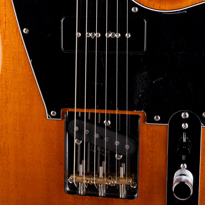 Pre Owned 2018 Fender Limited Edition Mahogany Offset Telecaster P90 Natural With Gig Bag