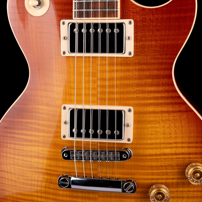 Pre Owned 2001 Gibson Les Paul Standard Plus Light Burst With OHSC