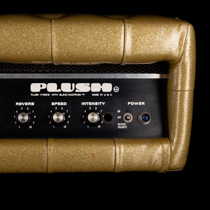 Used Vintage 1960's Plush P1000S Tuck & Roll Gold Tube Guitar Amp Head