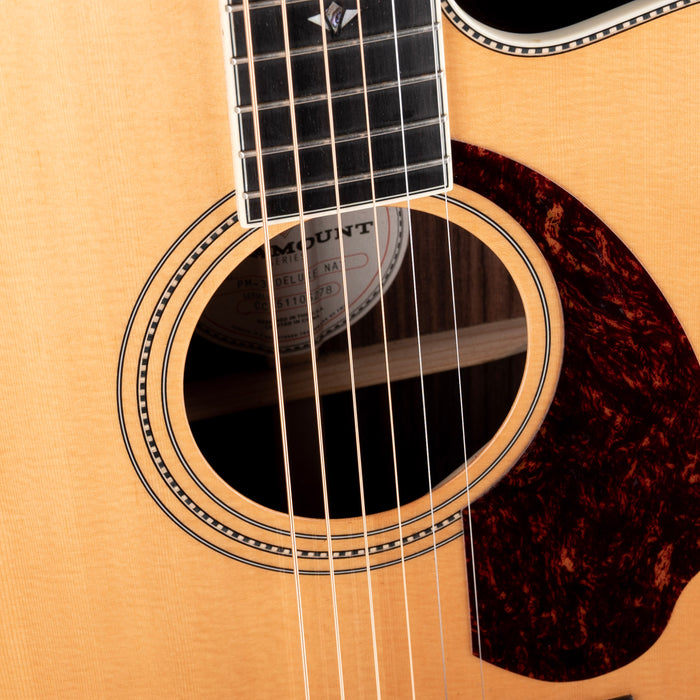 Used Fender Paramount PM-3 Deluxe Acoustic Electric Natural With Gig Bag