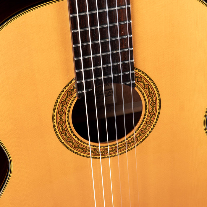 Pre Owned Takamine Made In Japan Model C-128 Nylon Classical Guitar Natural