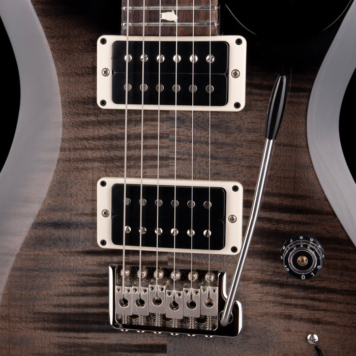 PRS S2 Custom 24 Faded Gray Black Purple Burst with Gig Bag