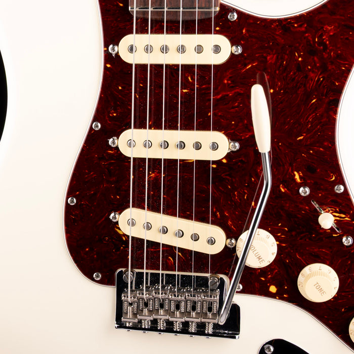 Pre Owned 2023 Fender American Professional II Stratocaster Olympic White With OHSC