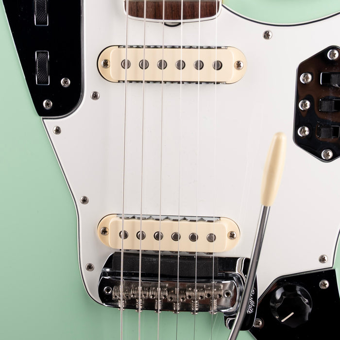 Pre Owned 2022 Fender American Original '60s Jaguar Surf Green With OHSC