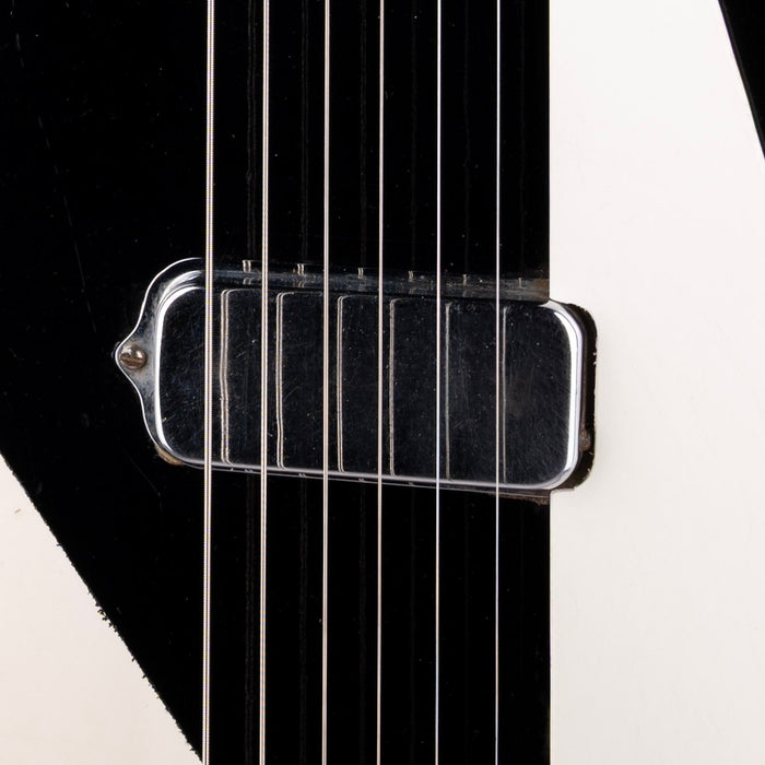 Vintage 1954-58 Kay K-136 Black & White Electric Guitar with Gig Bag