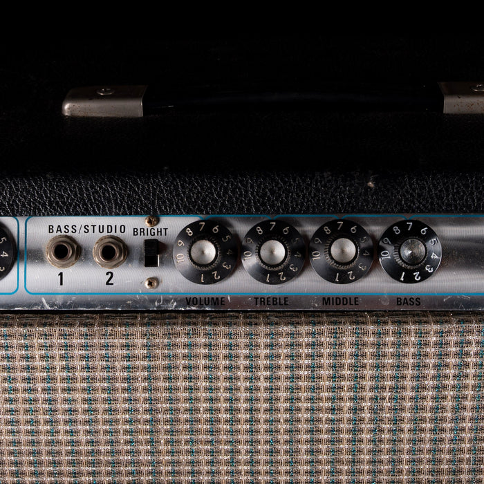 Pre Owned 1970's Fender Bassman Ten 50-watt 4x10" Silverface Guitar Amp Combo