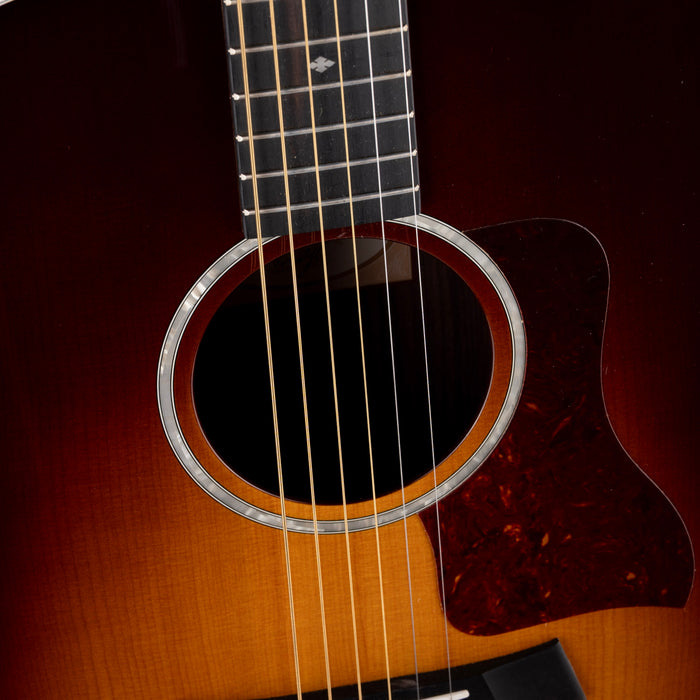 Pre-Owned 2017 Taylor 210e Acoustic Electric Guitar Sunburst With OHSC