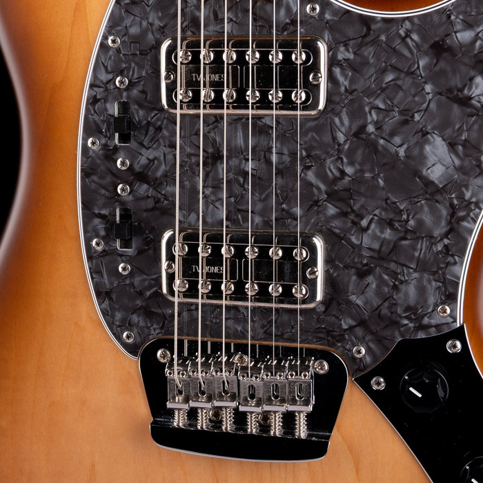 Used Partscaster Warmouth Mustang-style Electric guitar Brown Sunburst With Gig Bag