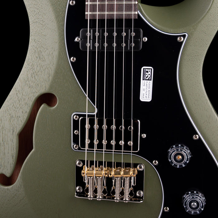 PRS S2 Vela Semi-Hollow Satin Matcha Green One-Off with Gig Bag