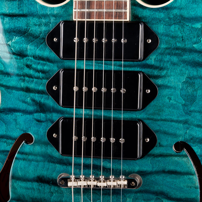 Pre Owned 2024 Gibson Custom Shop Mod Collection 1964 ES-335 Laguna Azul with OHSC