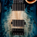 Mayones Duvell Elite 6 Curly Poplar Top Turquoise Iris with Soft Case