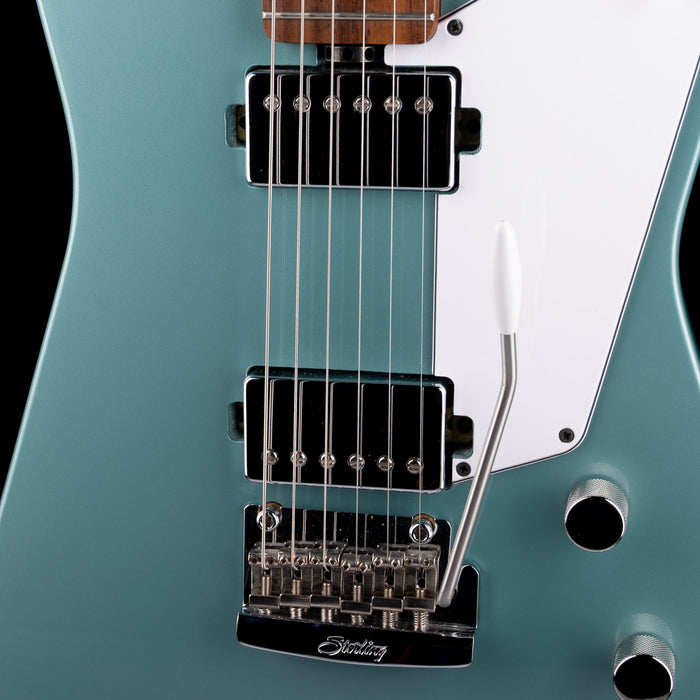 Used Sterling by Music Man Mariposa Dorado Green Electric Guitar