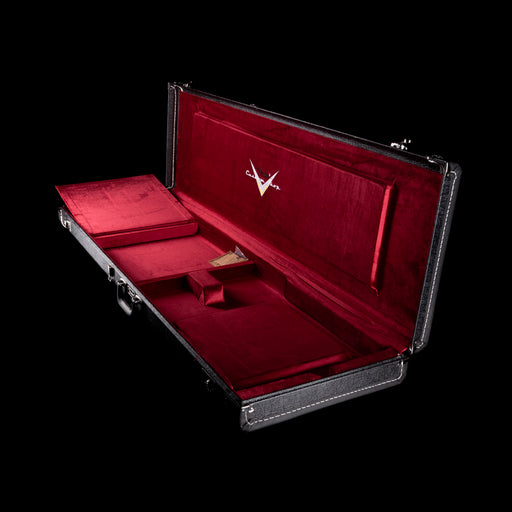 Used Fender Custom Shop G&G Bass Case Black with Maroon Interior