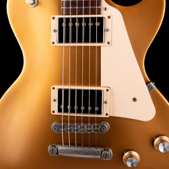 vPre Owned 2018 Gibson Les Paul Tribute Gold Top With Gig Bag