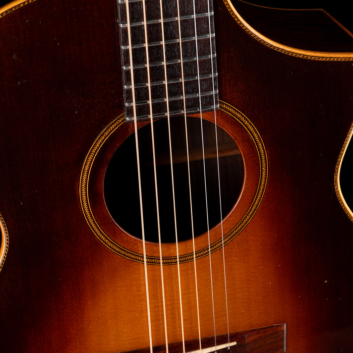 Pre-Owned Santo 1976 Dreadnaught Cutaway Electric Sunburst