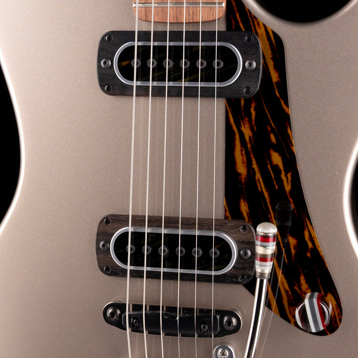 Powers Electric A-Type Platinum Metallic with Soft Case