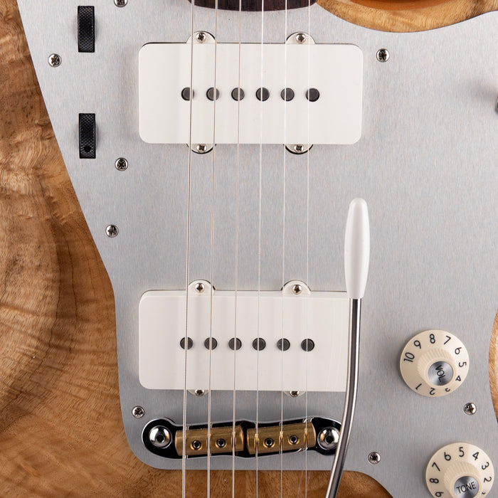 Fender Custom Shop Exotic 1959 Jazzmaster Figured Myrtle NOS Natural With Case