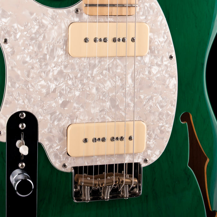 Pre Owned 2006 G&L ASAT Classic Semi-Hollow Forest Green With OHSC