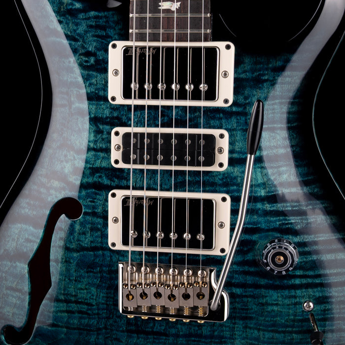 PRS Core Special Semi-Hollow Cobalt Smokeburst with Case