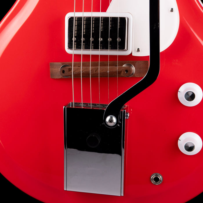 Pre Owned Supro American Series Belmont Vibrato Poppy Red With OHSC