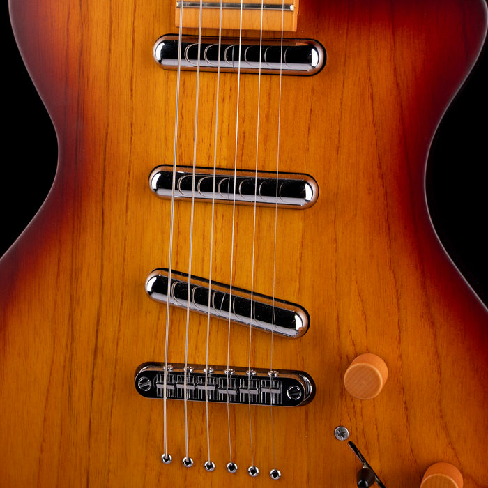 Pre-Owned Sire Larry Carlton L5 Solid Body Sunburst Satin Electric Guitar With OHSC