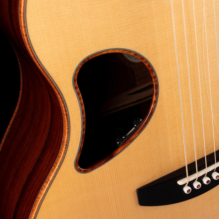 Pre Owned 2010 McPherson 3.5 in Madagascar Rosewood & Engelmann Spruce Natural With OHSC