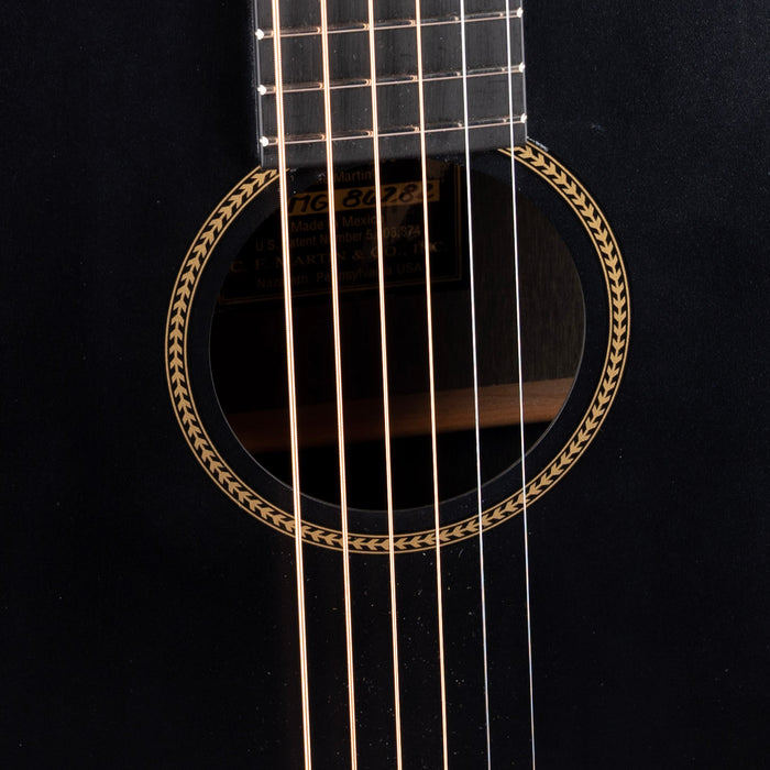 Used Martin LX Black Little Travel Acoustic Guitar With Gig Bag