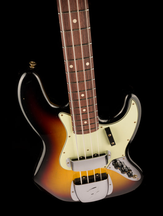 Fender Custom Shop 1964 Jazz Bass Journeyman Relic Super Faded Aged 3-Tone Sunburst