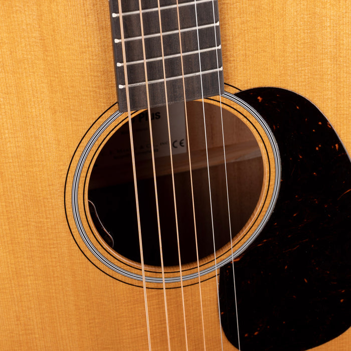 Martin DE Retro Plus Mahogany Natural Acoustic Guitar with Case