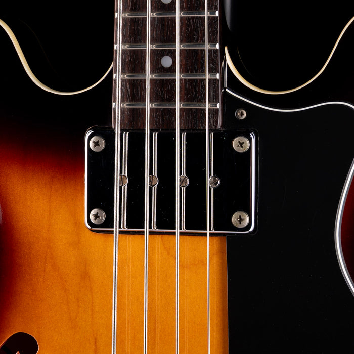 Pre Owned 1999 Epiphone Rivoli II Bass Vintage Sunburst With Gig Bag
