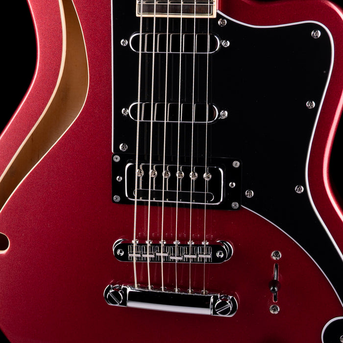 Pre Owned D'Angelico Premier Bedford SH Oxblood Semi-Hollow Body Guitar