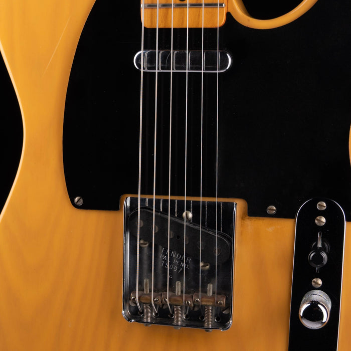 Pre Owned 1991 Fender American Vintage 1952 Telecaster Butterscotch Blonde With OHSC