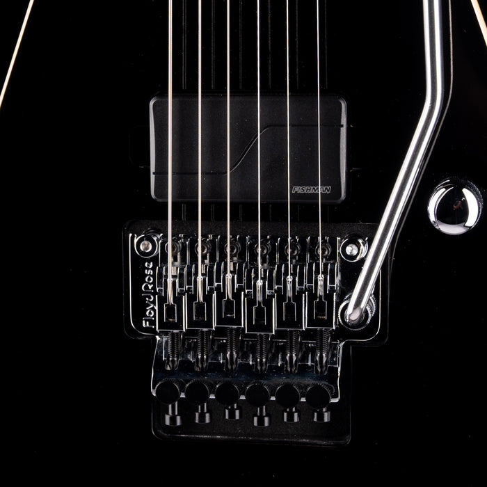 Used Jackson Pro plus Limited Edition Pure Metal King V KV1A Gloss Black With Case